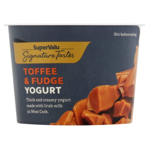 SuperValu Signature Tastes Toffee & Fudge Yogurt (150 g)