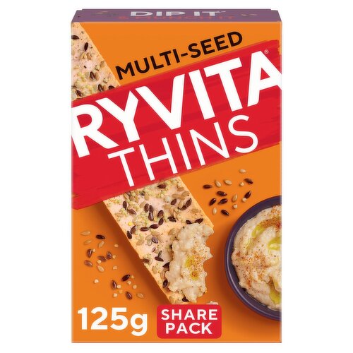 Ryvita Thins Multi Seeds Flatbreads (125 g)