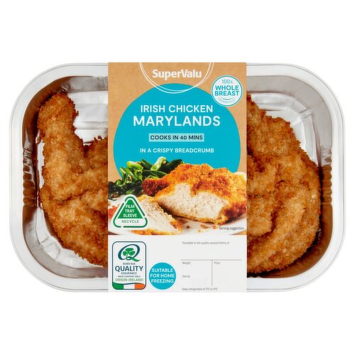 SuperValu Fresh Irish Breaded Chicken Maryland 2 Pack (350 g)