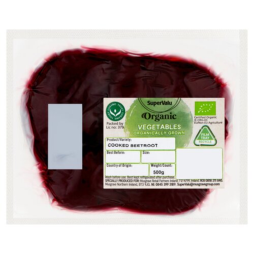SuperValu Organic Cooked Beetroot (500 g)