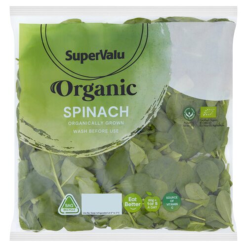 SuperValu Organic Spinach (200 g)