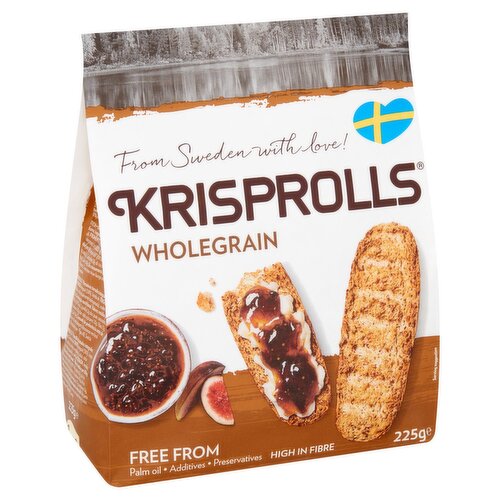 Pogens Cracked Wheat Krisprolls (225 g)