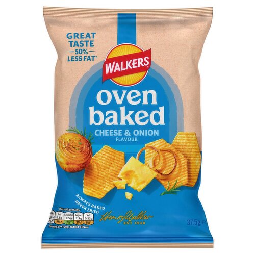 Walkers Oven Baked Cheese & Onion Crisps (37.5 g)