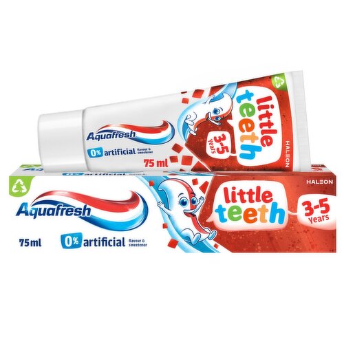 Aquafresh Little Teeth Toothpaste for Kids 3-5 Years (75 ml)