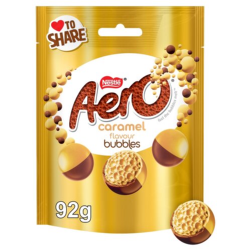 Aero Caramel Bubbles Sharing Bag (92 g)
