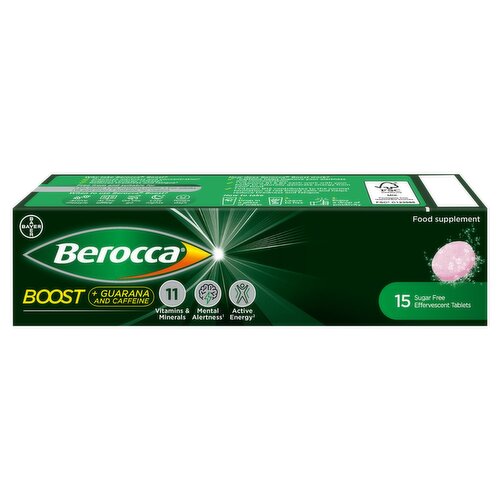 Berocca Boost Effervescent Tablets (15 Piece)