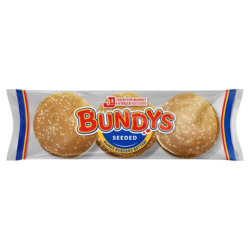 Bundys Sesame Seed Burger Buns 6 Pack (300 g)