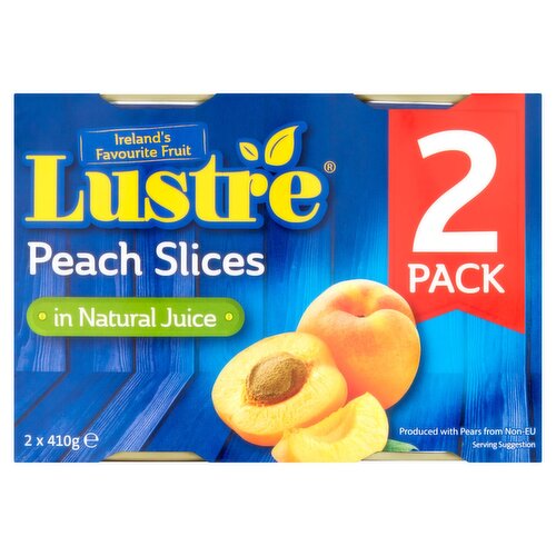 Lustre Peaches in Juice 2 Pack (410 g)