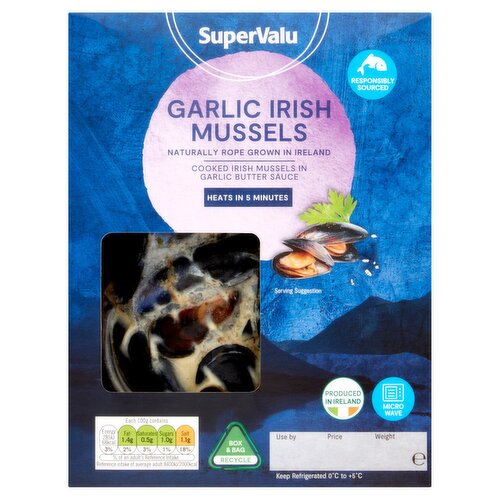 SuperValu Garlic Irish Mussels (450 g)