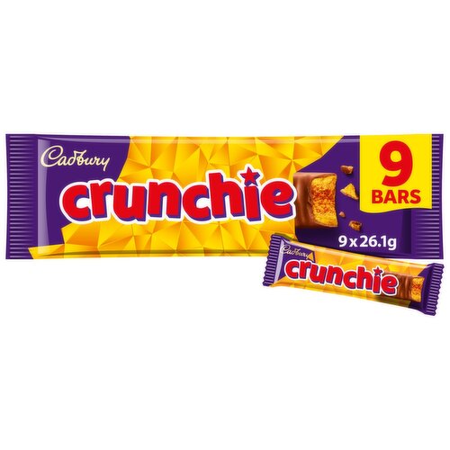 Cadbury Crunchie Bars 9 Pack (26.1 g)