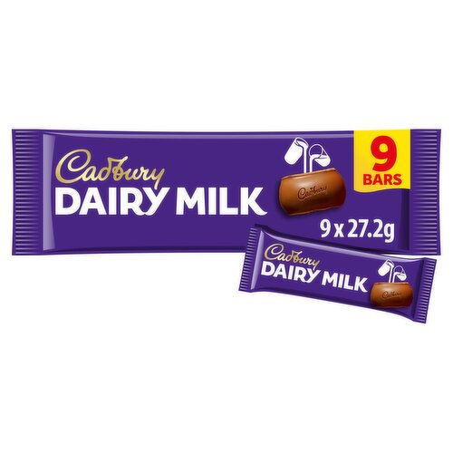 Cadbury Dairy Milk 9 Pack (27.2 g)