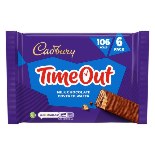 Cadbury Timeout Wafer 6 Pack (20.2 g)