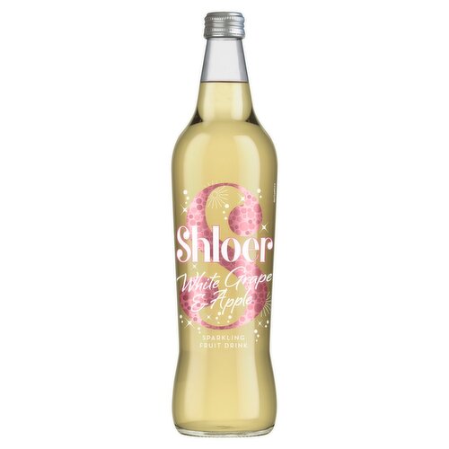 Shloer White Grape & Apple Sparkling Juice Drink (750 ml)