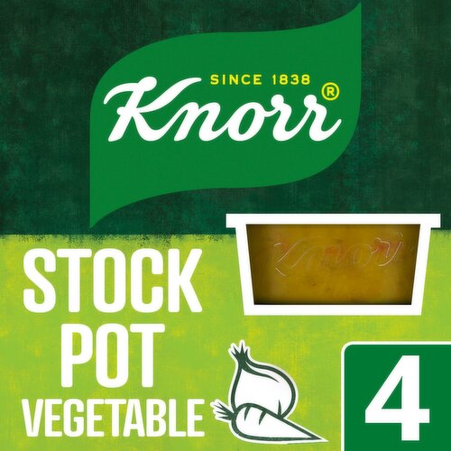 Knorr Vegetable Stock Pot 4 Pack (28 g)