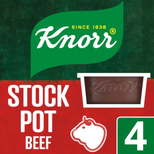 Knorr Beef Stock 4 Pots (112 g)