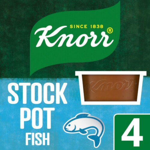 Knorr Fish Stock Pot 4 Pack (112 g)