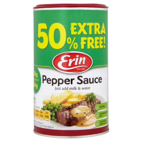 Erin Pepper Sauce 50% Extra Free (144 g)