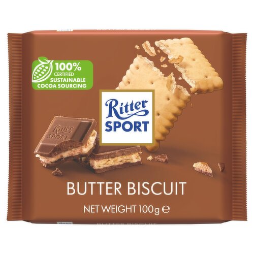 Ritter Sport Butter Biscuit Chocolate Bar (100 g)