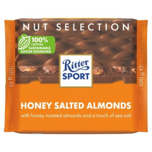 Ritter Sport Honey Salted Almond Bar (100 g)