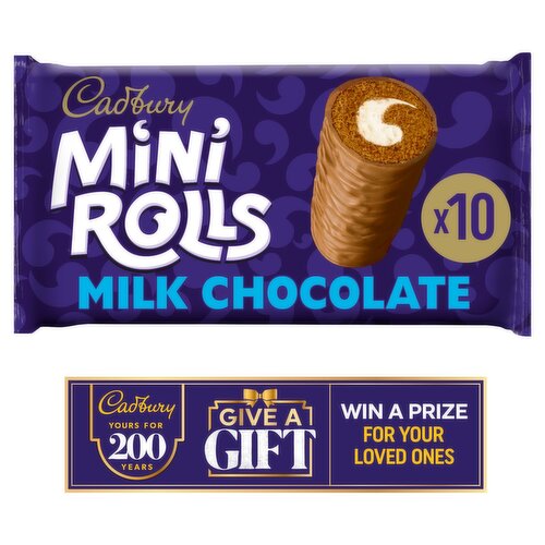 Cadbury Chocolate Mini Rolls 10 Pack (265 g)