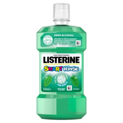 Listerine Smart Rinse Mild Mint Mouthwash (250 ml)