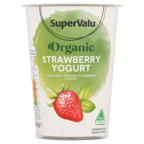 SuperValu Organic Strawberry Yogurt (450 g)