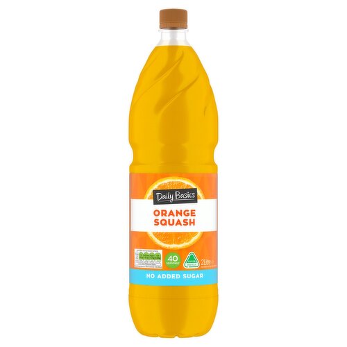 Daily Basics No Added Sugar Orange Squash (2 L)