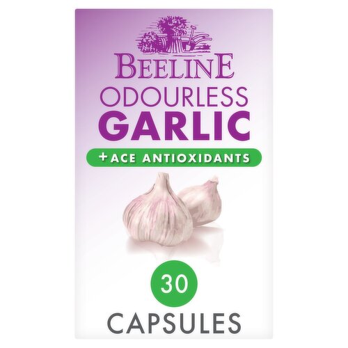 BeeLine Odourless Garlic & Ace Antioxidants Capsules (30 Piece)