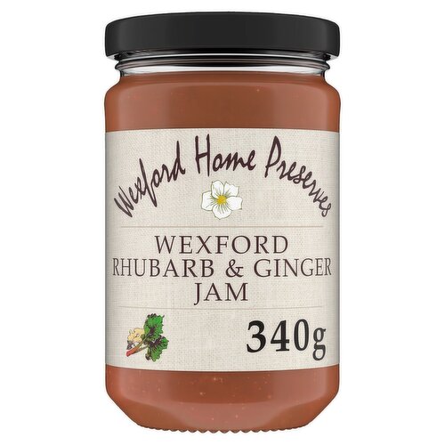 Wexford Rhubarb And Ginger Preserve 100% Natural Ingredients (370 g)