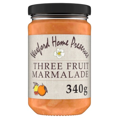 Wexford Three Fruit Marmalade 100% Natural Ingredients (370 g)