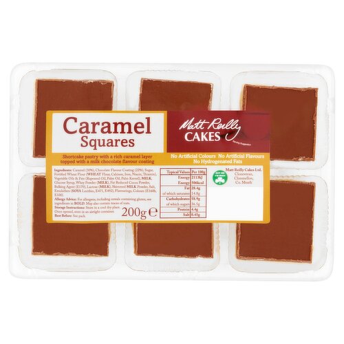 Matt Reilly Caramel Squares 8 Pack (200 g)