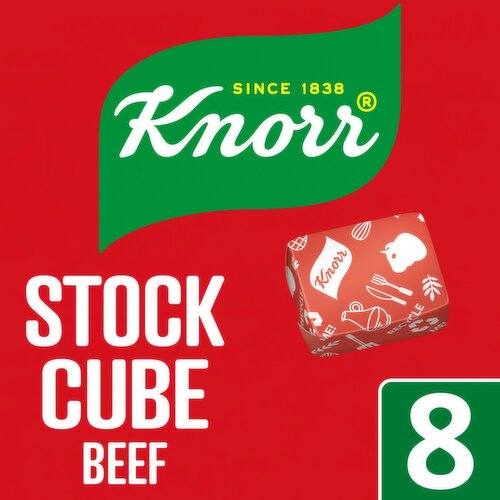 Knorr Beef Stock Cubes 8 Pack (80 g)