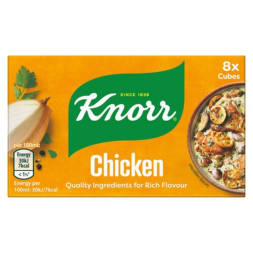 Knorr Chicken Stock Cubes 8 Pack (80 g)