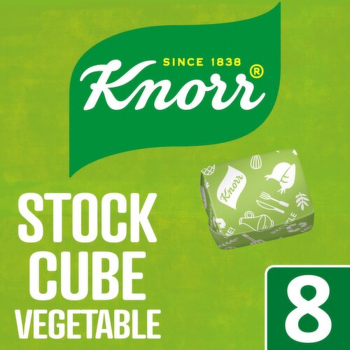 Knorr Vegetable Stock Cubes 8 Pack (80 g)