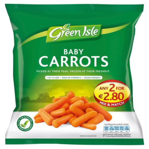 Green Isle Baby Carrots (450 g)