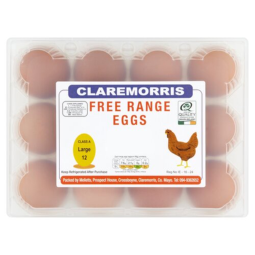 Claremorris Free Range Eggs  (1 Piece)