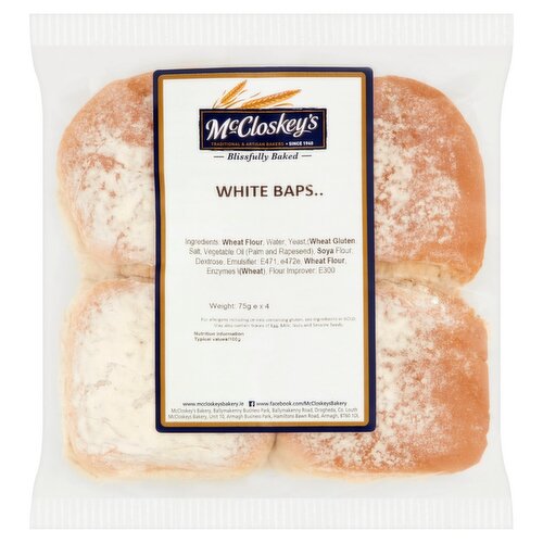 McCloskey's White Baps 4 Pack (300 g)