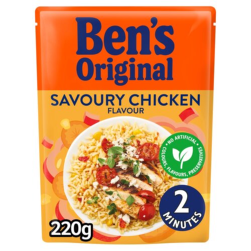 Ben's Original Savoury Chicken Flavour Rice Ready to Heat (220 g)