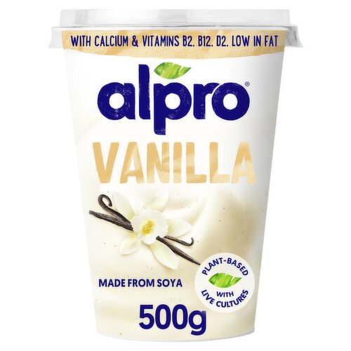 Alpro Vanilla Soya Yogurt Alternative (500 g)