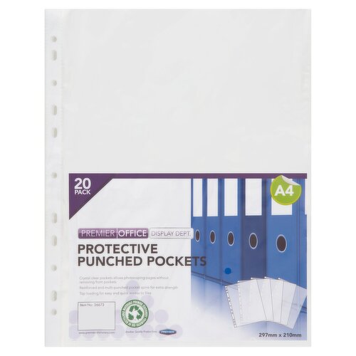 Club Budget 20 Punched Pockets (1 Piece)