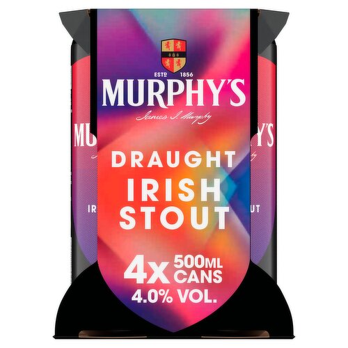 Murphy's Irish Stout Can 4 Pack (500 ml)