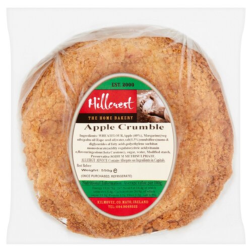 Hillcrest Apple Crumble  (550 g)