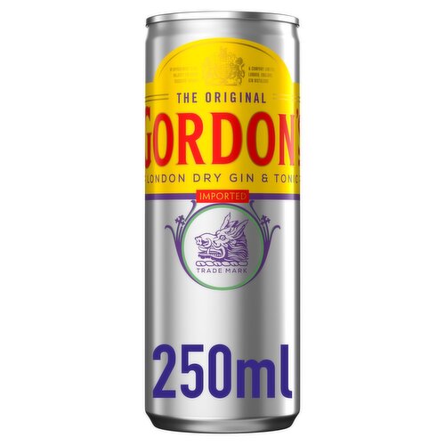 Gordon's Gin & Tonic Can (250 ml)