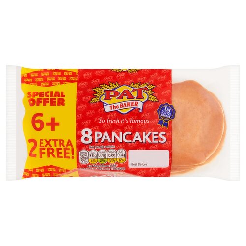 Pat The Baker Pancakes 8 Pack (320 g)