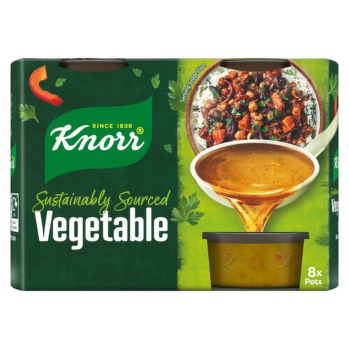 Knorr Vegetable Stock Pot 8 Pack (224 g)