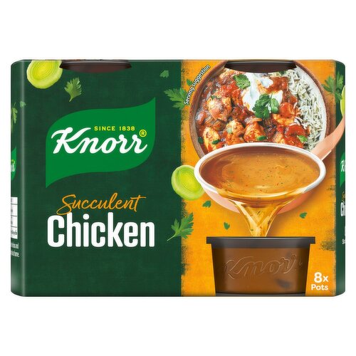 Knorr Chicken Stock 8 Pots (224 g)