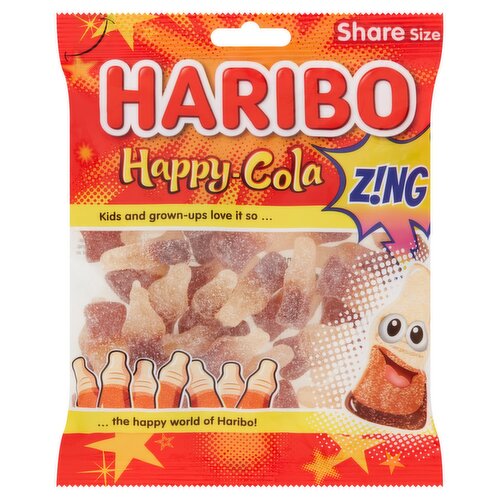 Haribo Happy Cola Zing Bag (160 g)