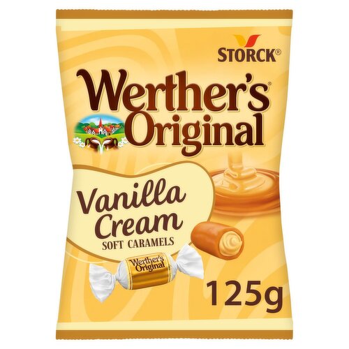 Werther''s Original Vanilla Cream Caramels Bag (125 g)