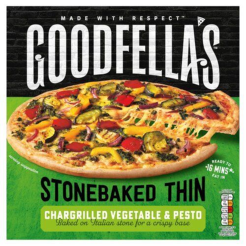 Goodfella's Stone Baked Thin Vegetable & Pesto Pizza (360 g)