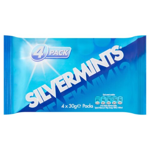 Silvermints 4 Pack Multipack (30 g)